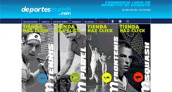 Desktop Screenshot of deportesmatch.com