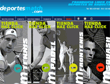 Tablet Screenshot of deportesmatch.com